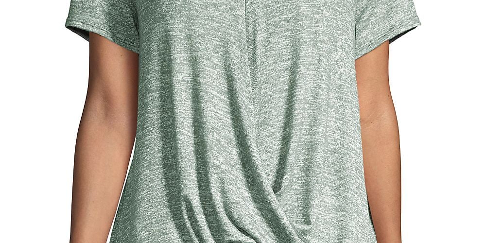 Calvin Klein Feminino Drapeado Cano Alto Baixo Verde Tamanho P