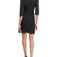 Vestido justo de renda Kensie feminino, preto, tamanho 14