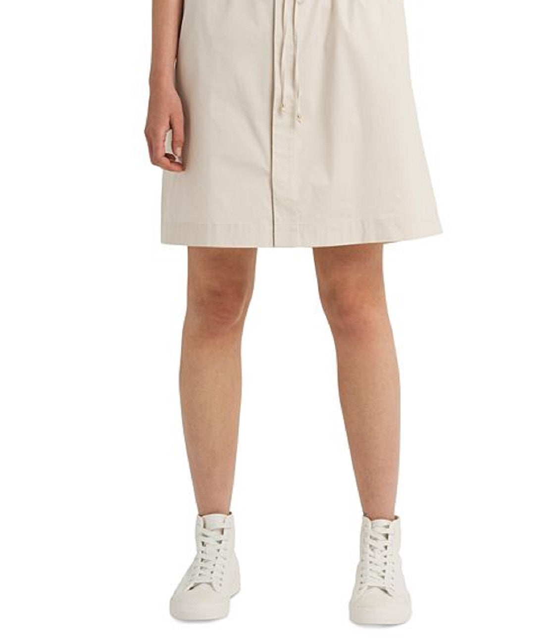 Vestido feminino H Halston com botões, marrom, tamanho pequeno