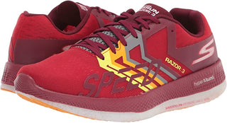 Skechers Women's Go Run Razor 3 Running Shoe Red/Orange 5 Us Men 6.5 Us Women Red Size 5 Us Men's/6.5 Us Women's