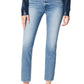 Calça jeans feminina Joe's Luna de cintura alta desgastada, tamanho 31, Heartache