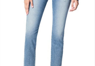 Calça jeans feminina Joe's Luna de cintura alta desgastada, tamanho 31, Heartache