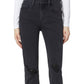 Calça jeans feminina Joe's Jeans The Lara Slim Straight Leg, preta, tamanho 24