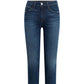 Calça jeans feminina Joe's Jeans The Lara com perna reta e tornozelo, azul, tamanho 25