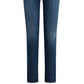 Calça jeans feminina Joe's Jeans The Lara com perna reta e tornozelo, azul, tamanho 25
