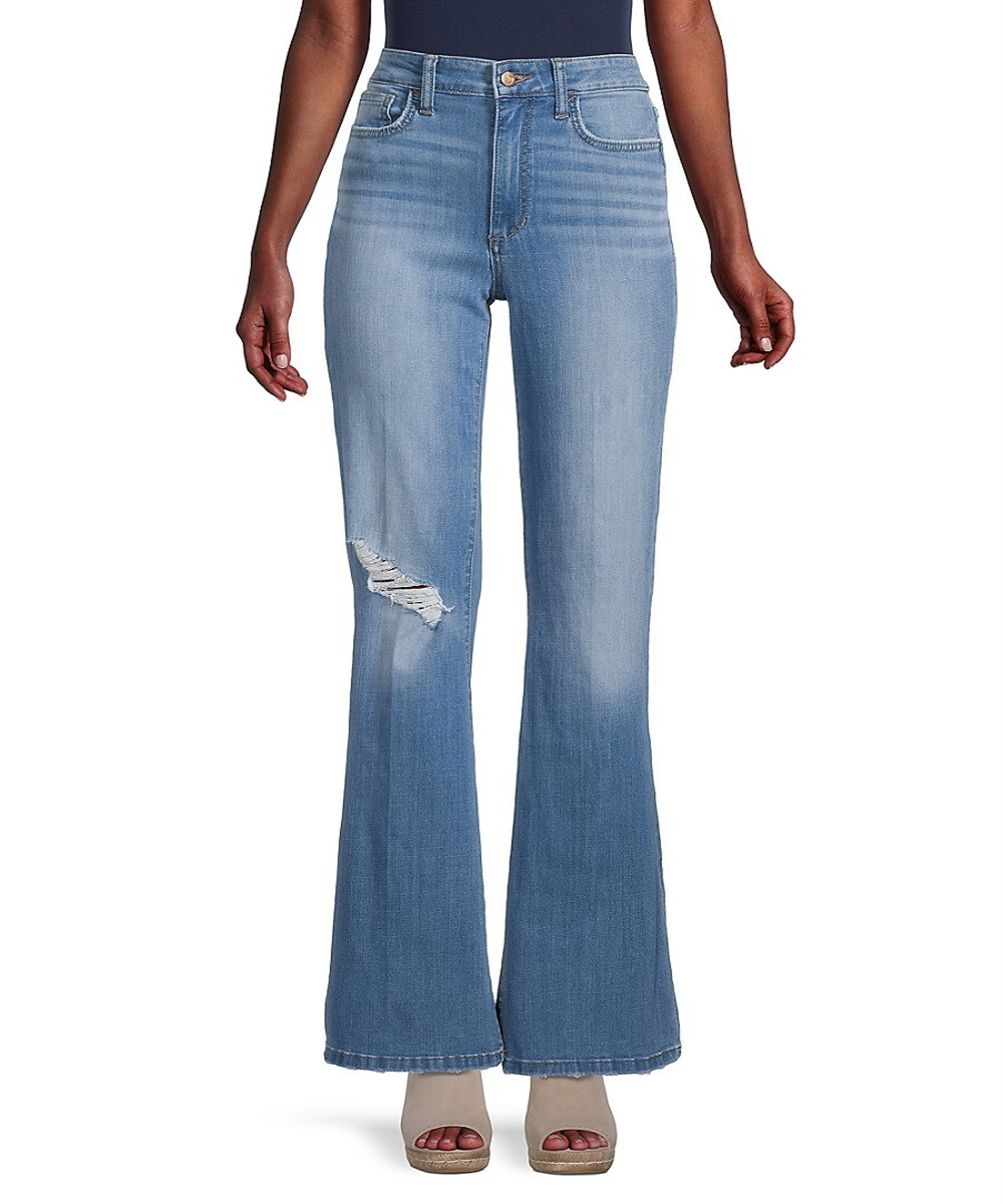 Calça jeans flare feminina Joe's Jeans, cintura alta, azul, tamanho 29 (6-8)