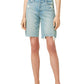Bermuda jeans feminina Joe's Jeans The '90s Raw Hem cintura alta azul tamanho 24