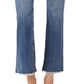 Calça jeans feminina Joe's Jeans The Callie Crop Raw Hem Azul