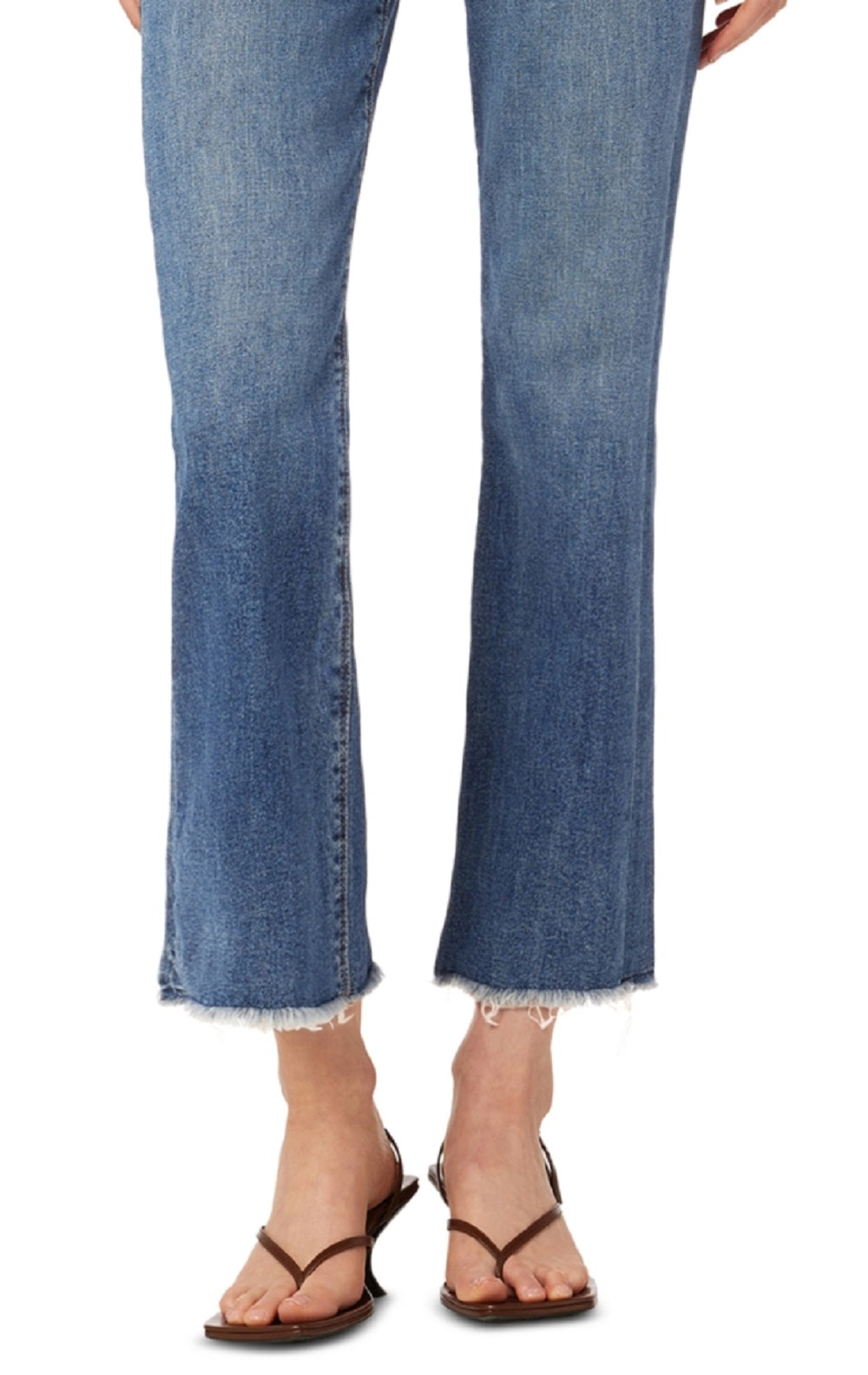 Calça jeans feminina Joe's Jeans The Callie Crop Raw Hem Azul