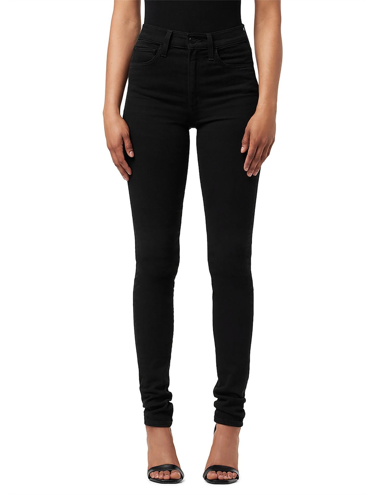 Calça Jeans Skinny Joe's The Twiggy Cintura Alta Preta
