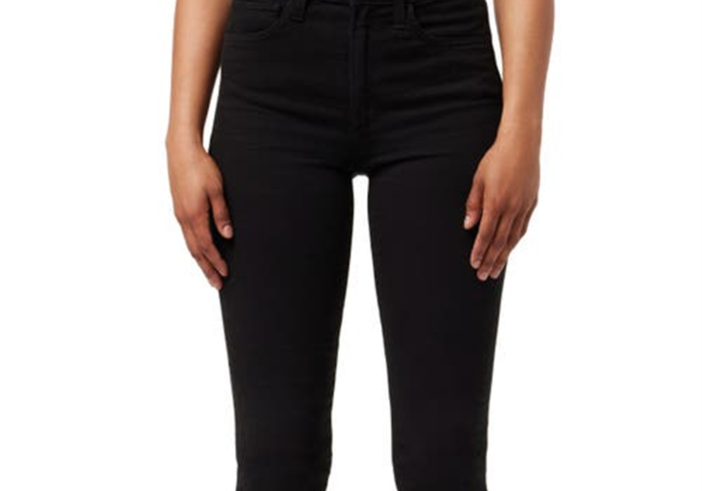 Calça Jeans Skinny Joe's The Twiggy Cintura Alta Preta