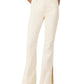 Calça jeans Joe's Jeans The Frankie Mid Rise Corduroy Bootcut em Double Cream Bege