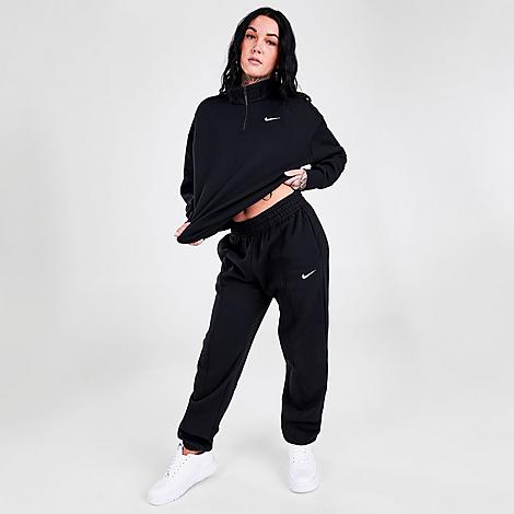 Calça Nike Sportswear Essential Fleece Masculina Preta/Branca Tamanho XXG