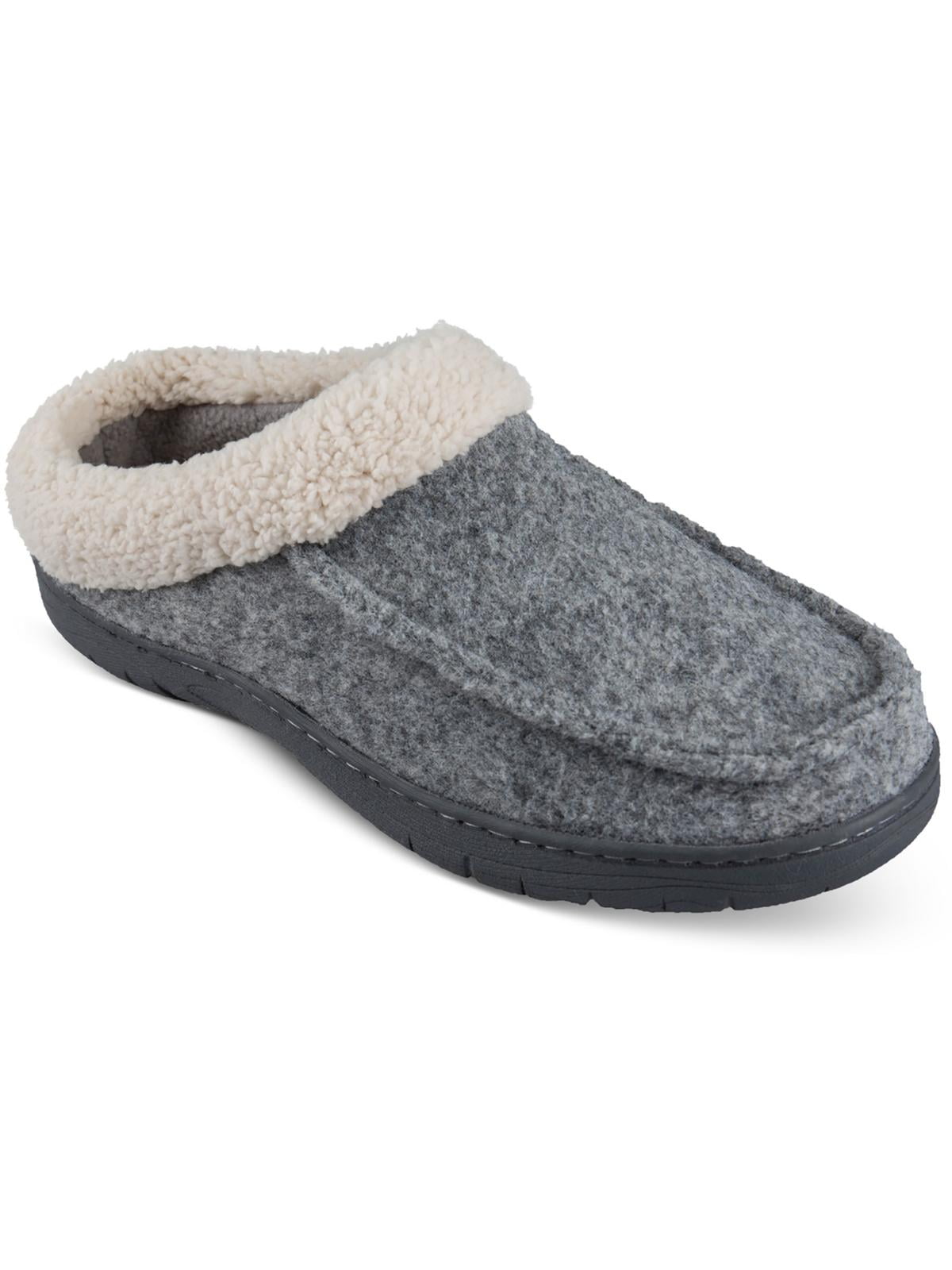 Tamancos Sherpa Haggar Masculinos de Lã Cozida com Forro de Fleece Cinza Tamanho X-G