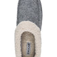 Tamancos Sherpa Haggar Masculinos de Lã Cozida com Forro de Fleece Cinza Tamanho X-G