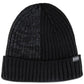 Gorro de malha com blocos de cores divididos Kenneth Cole Reaction masculino, preto, tamanho regular