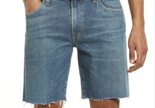 Shorts jeans Citizens Of Humanity Adler Revel tamanho 36 masculino com bainha crua