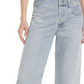 Calça jeans AGOLDE de algodão orgânico com cós quebrado e cintura super alta, tamanho 27, tamanho Sideline