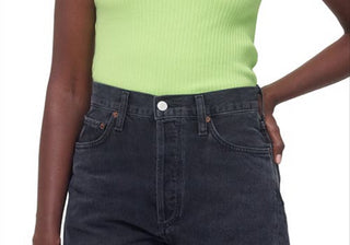 Regata pequena de algodão orgânico tamanho Agolde em Fuji