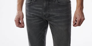 Calça Jeans Lazer Masculina Slim Fit Stretch Cinza Tamanho 30X30