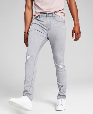 E agora esta calça jeans skinny Nassau masculina cinza