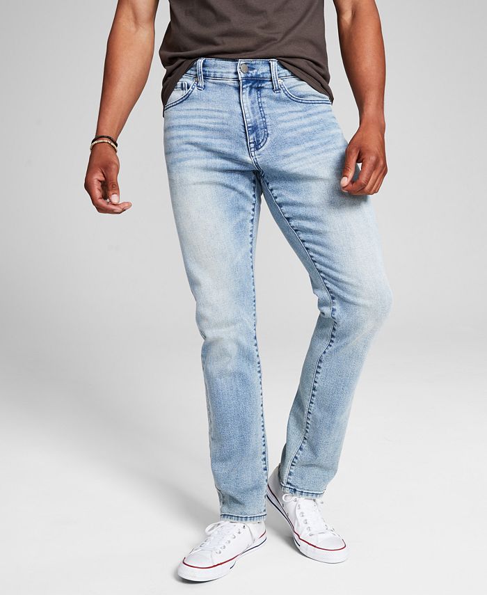 E agora esta calça jeans Lefferts Slim Fit Stretch Masculina Azul