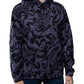 Moletom com capuz masculino Lazer Polar Fleece roxo