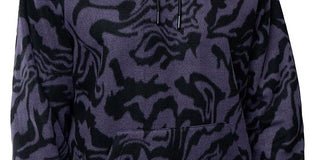 Moletom com capuz masculino Lazer Polar Fleece roxo