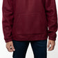 Moletom com capuz masculino Lazer Polar Fleece vermelho