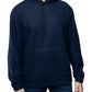 Moletom com capuz Lazer Polar Fleece Masculino Azul Tamanho P