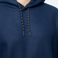 Moletom com capuz Lazer Polar Fleece Masculino Azul Tamanho P