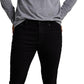 E agora esta calça jeans skinny elástica rasgada Newkirk masculina, preta