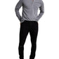 E agora esta calça jeans skinny elástica rasgada Newkirk masculina, preta
