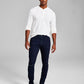 E agora esta calça jeans skinny rasgada Pearson masculina com lavagem escura, azul