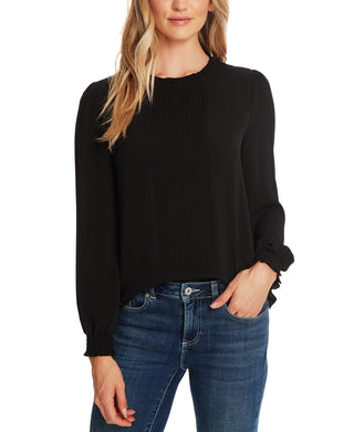 Blusa Cece Feminina Rosa Manga Longa Punho Smocked Tamanho Médio