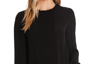 Blusa Cece Feminina Rosa Manga Longa Punho Smocked Tamanho Médio