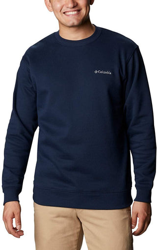 Moletom Columbia Hart Mountain II Crew Masculino Azul Tamanho Pequeno