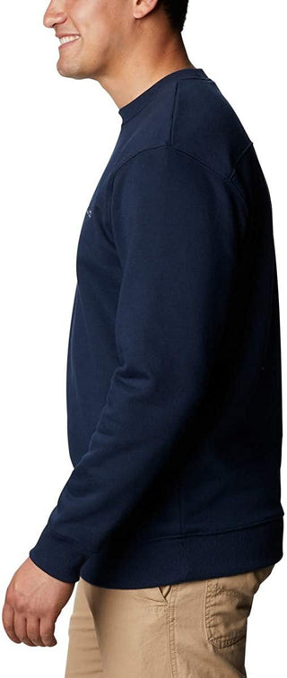 Moletom Columbia Hart Mountain II Crew Masculino Azul Tamanho Pequeno