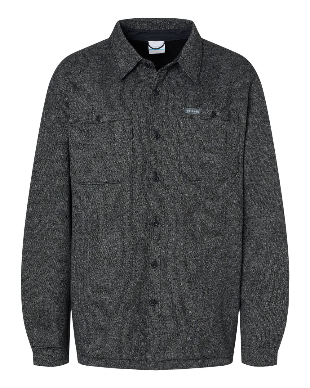 Jaqueta esportiva Columbia Great Hart Mountain com botões para fitness, preta, tamanho médio