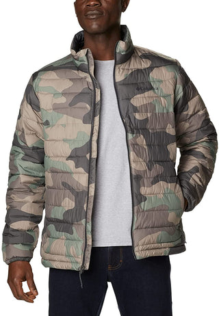 Jaqueta Columbia Powder Lite impermeável masculina tamanho XG S/S