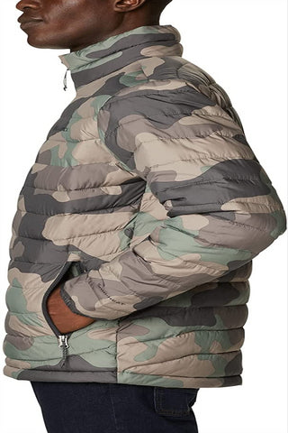 Jaqueta Columbia Powder Lite impermeável masculina tamanho XG S/S