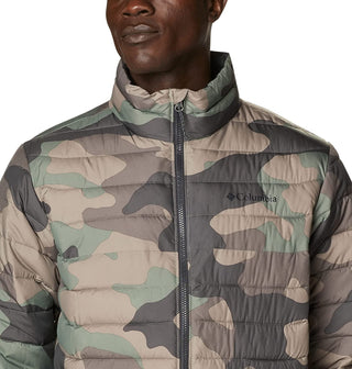 Jaqueta Columbia Powder Lite impermeável masculina tamanho XG S/S