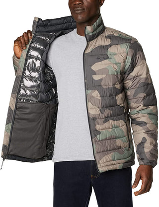 Jaqueta Columbia Powder Lite impermeável masculina tamanho XG S/S