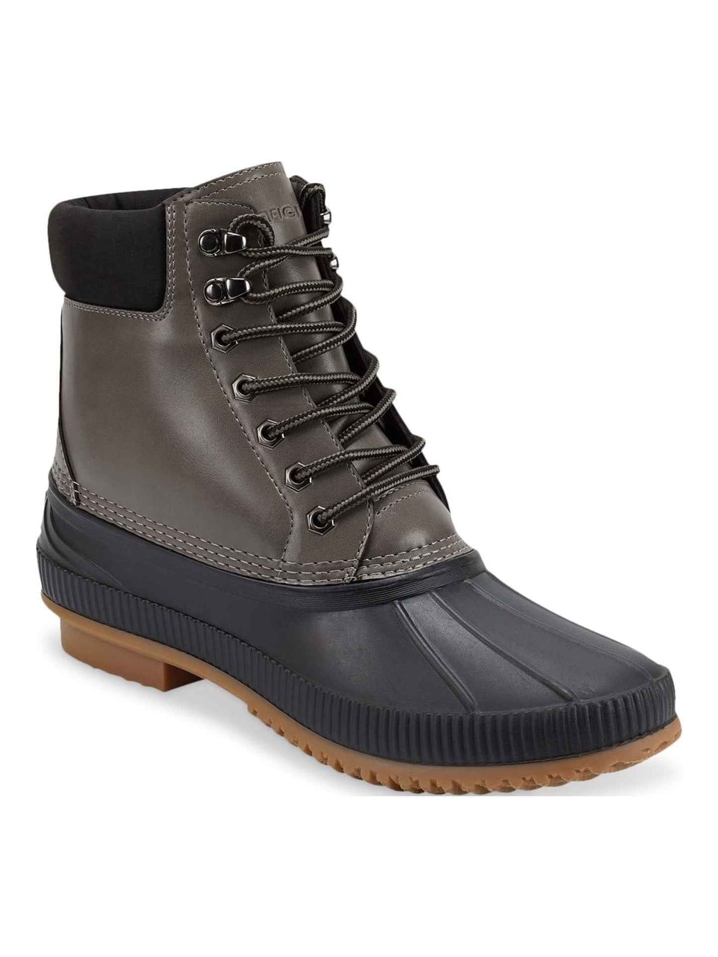 Tommy Hilfiger Colins 2 Botas Duck Impermeáveis ​​Masculinas Cinza Tamanho 12 M