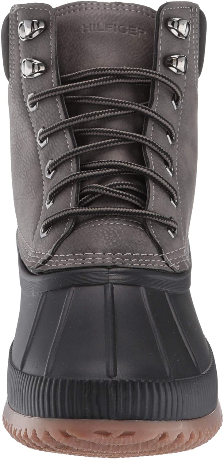 Tommy Hilfiger Colins 2 Botas Duck Impermeáveis ​​Masculinas Cinza Tamanho 12 M