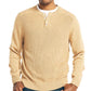Suéter Henley Texturizado Nautica Masculino, Amarelo, Tamanho XS