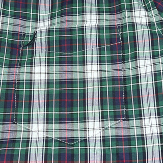 Camisas masculinas Nautica resistentes a rugas para uso no trabalho e nas férias, tamanho médio, verde