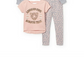 Conjunto de 3 peças com estampa de leopardo para meninas da Limited Too Toddler em vários tamanhos 2T-4T - Variação de cor
