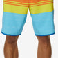 Calções de banho O'Neill Four Square Stripe para homem, azul, tamanho 36
