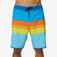 Calções de banho O'Neill Four Square Stripe para homem, azul, tamanho 36